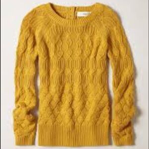 Anthropologie Sparrow Cable-Fuse Pullover XS